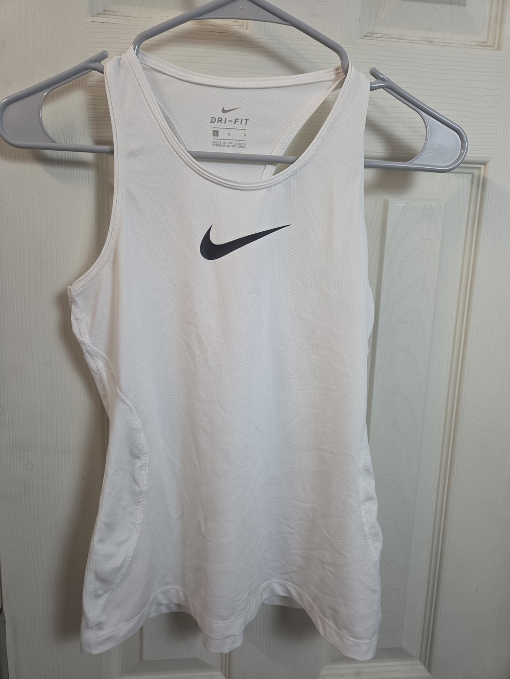 Nike Women’s White Dri-FIT Training Tank